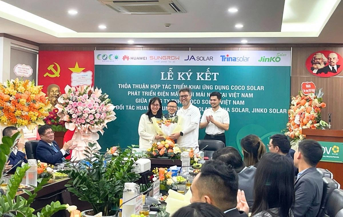 Buổi lễ ký kết MOU giữa COCO SOLAR và các đối tác chiến lược diễn ra thành công tốt đẹp